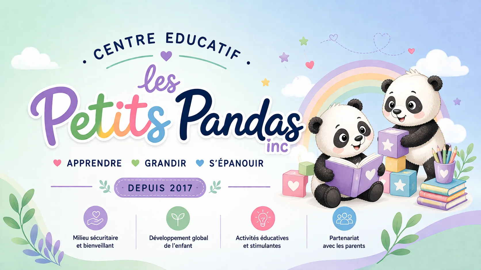 Bannière Les Petits Pandas